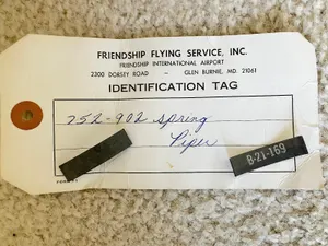 NOS Piper Brake Retainer B21-169, 752-902, 755-903  (40)